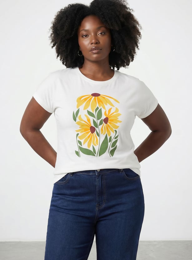 NEXUS Floral Print T-shirt