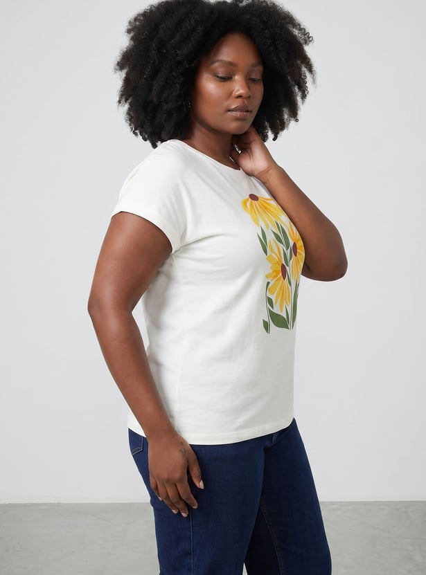NEXUS Floral Print T-shirt