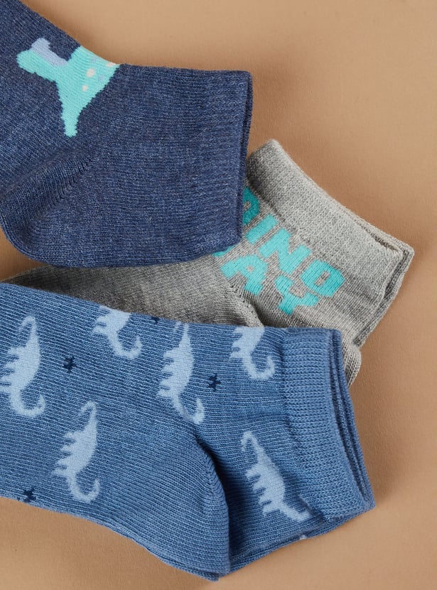 FAME FOREVER Ankle Length Socks - Pack of 3