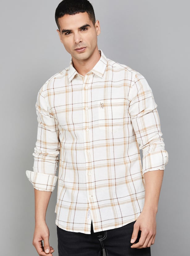 US POLO ASSN Checked Regular Fit Shirt