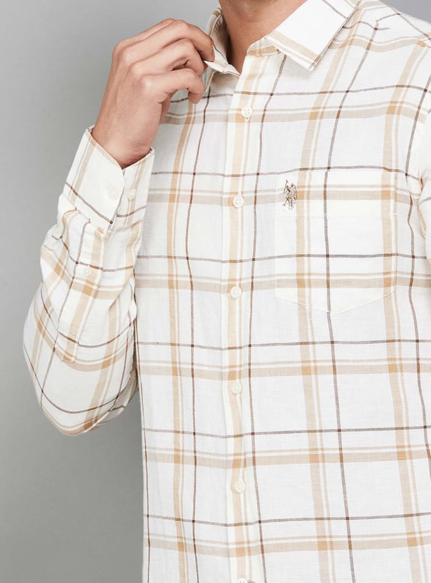 US POLO ASSN Checked Regular Fit Shirt