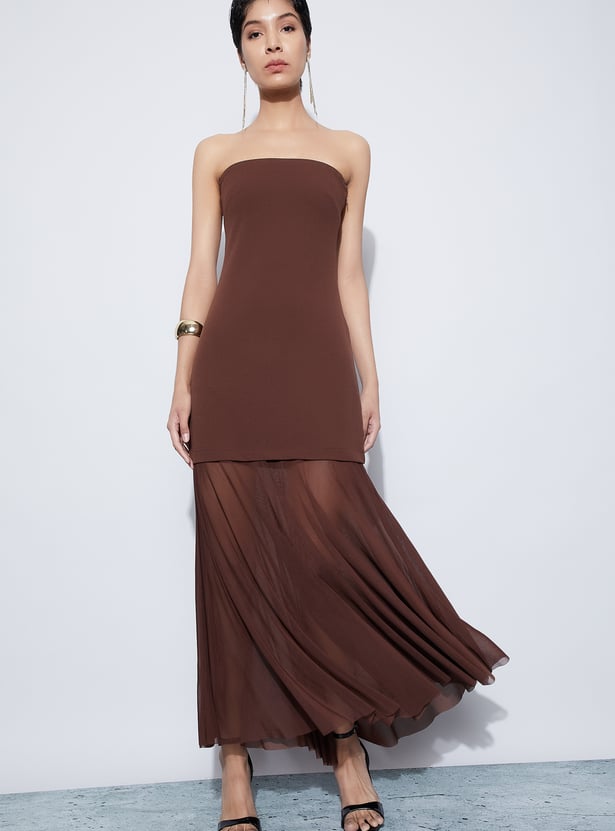 CODE Bandeau Maxi Dress