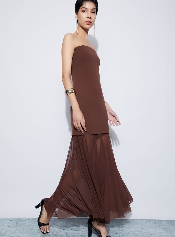 CODE Bandeau Maxi Dress