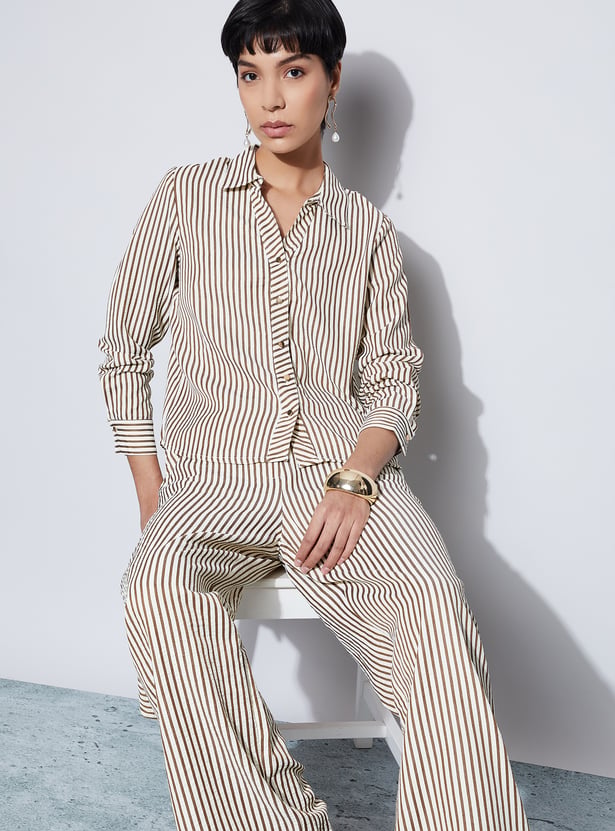 CODE Striped Shirt