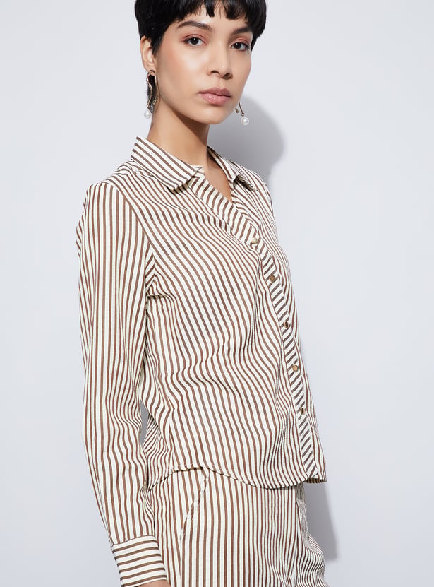 CODE Striped Shirt