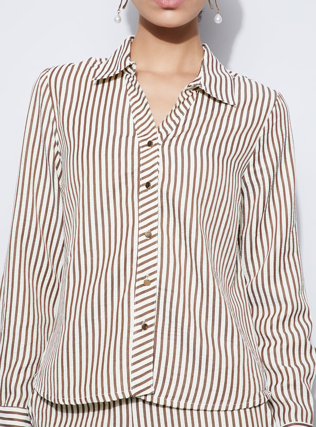 CODE Striped Shirt