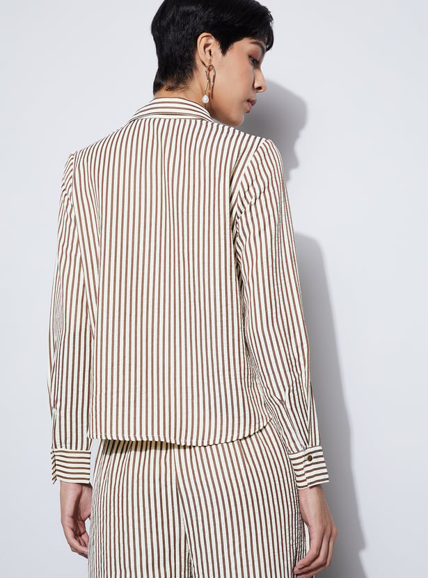 CODE Striped Shirt