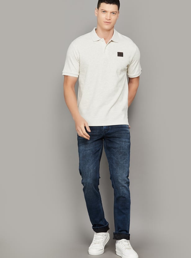 JACK & JONES Washed Slim Straight Jeans