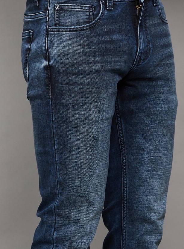 JACK & JONES Washed Slim Straight Jeans