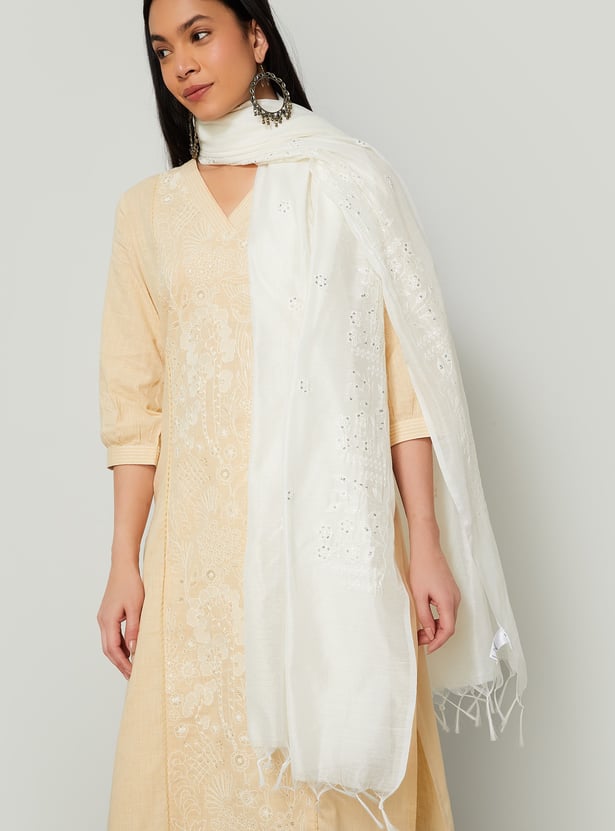 MELANGE Embroidered Dupatta