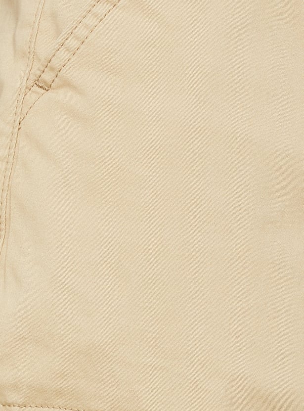 JACK & JONES Solid Regular Fit Cargos