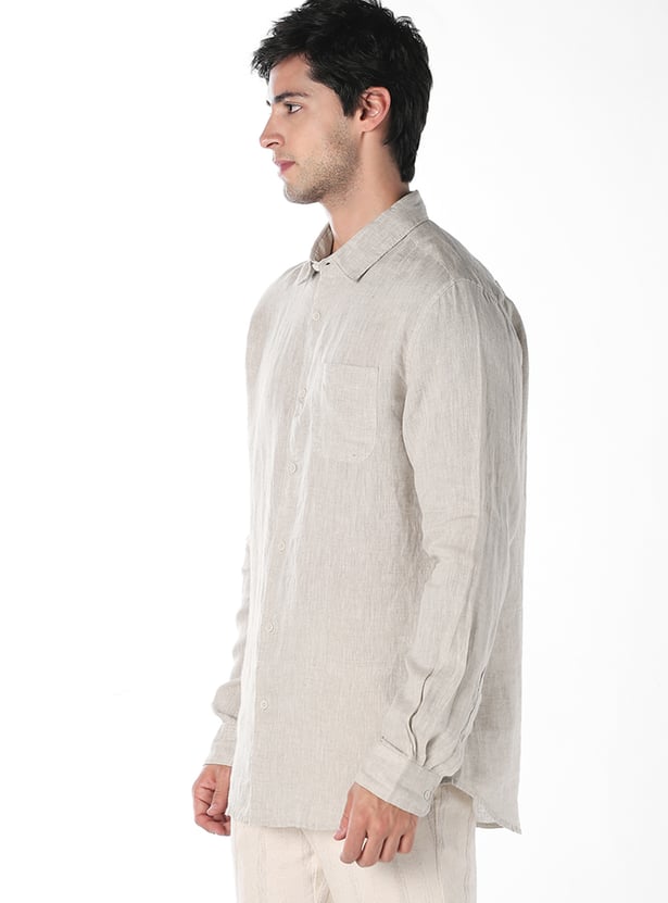 JACK & JONES Solid Regular Fit Shirt