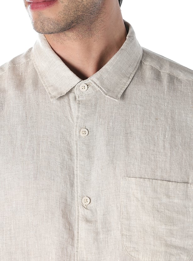 JACK & JONES Solid Regular Fit Shirt