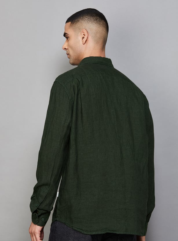 JACK & JONES Solid Regular Fit Shirt