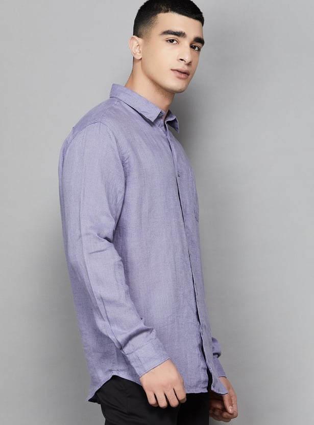 JACK & JONES Solid Regular Fit Shirt