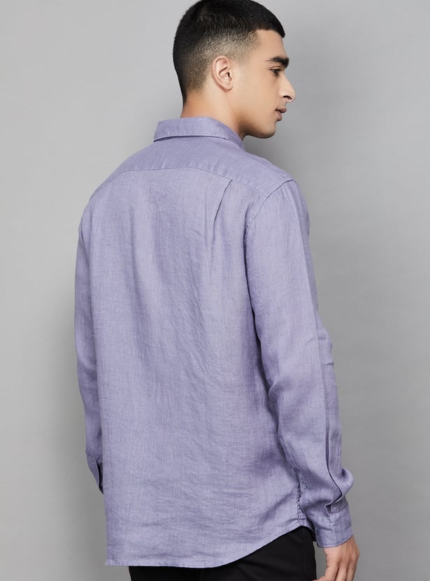 JACK & JONES Solid Regular Fit Shirt