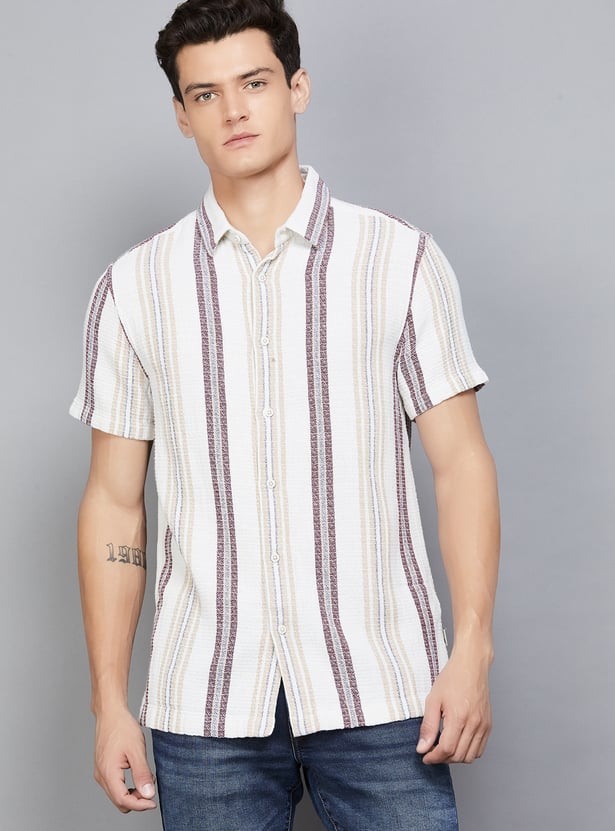 JACK & JONES Striped Regular Fit Shirt