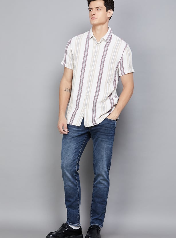 JACK & JONES Striped Regular Fit Shirt