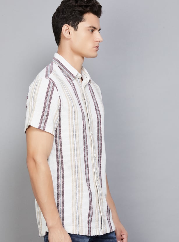 JACK & JONES Striped Regular Fit Shirt