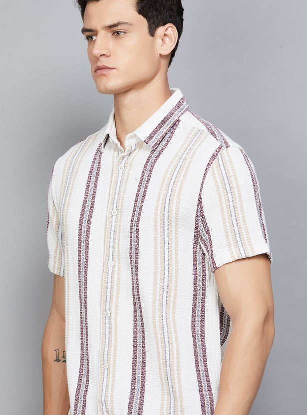 JACK & JONES Striped Regular Fit Shirt