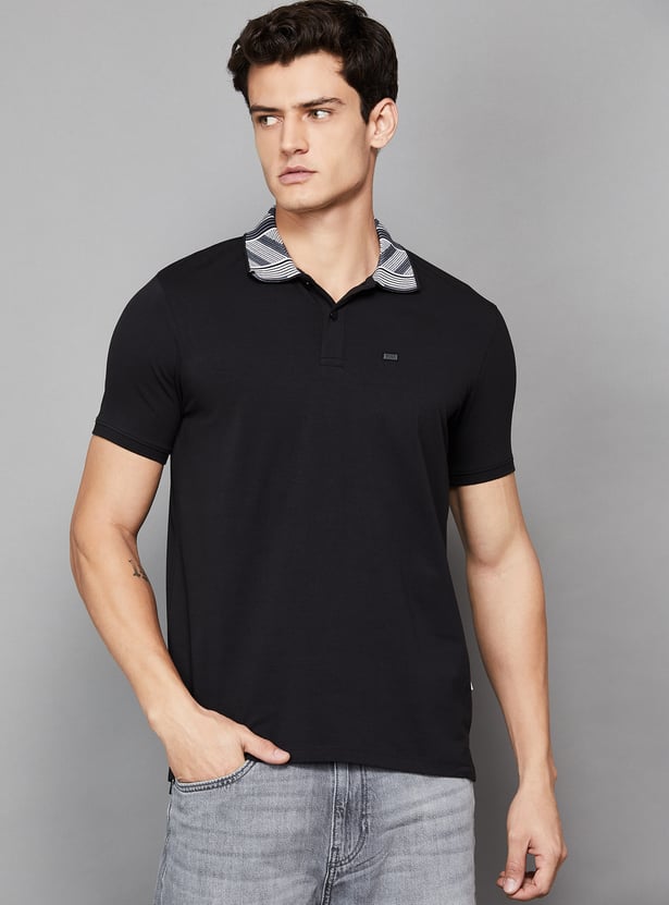 JACK & JONES Solid Polo T-shirt