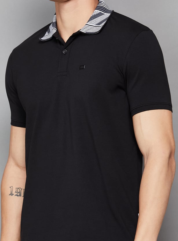 JACK & JONES Solid Polo T-shirt