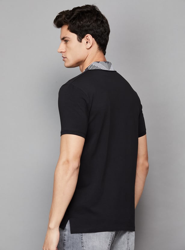 JACK & JONES Solid Polo T-shirt