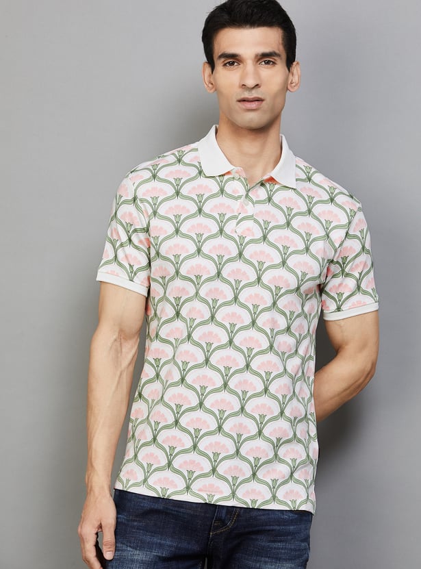 JACK & JONES Printed Polo T-shirt