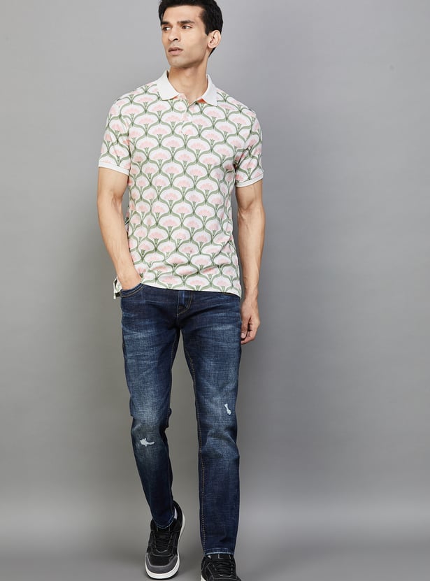 JACK & JONES Printed Polo T-shirt