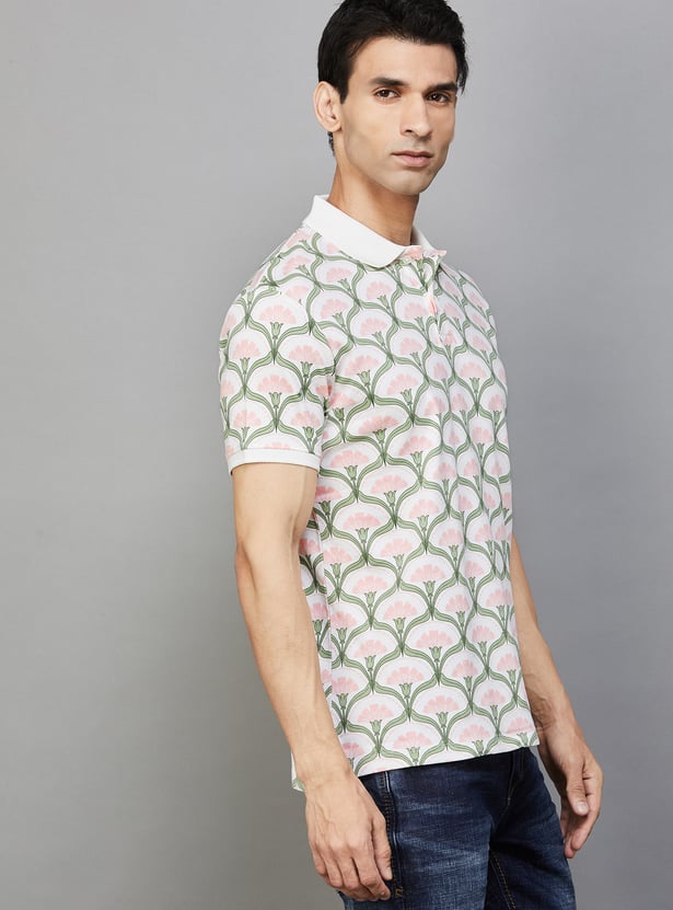 JACK & JONES Printed Polo T-shirt