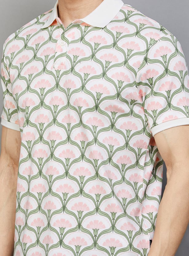 JACK & JONES Printed Polo T-shirt