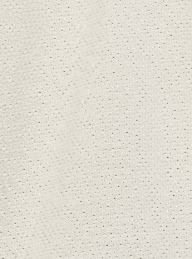 JACK & JONES Textured Johnny Collar T-shirt