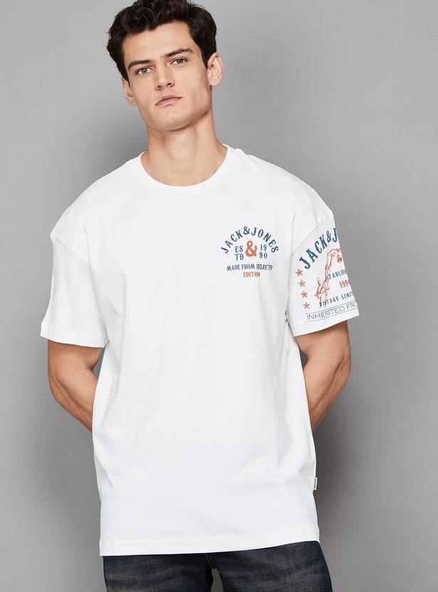 JACK & JONES Graphic Print Crew Neck T-shirt