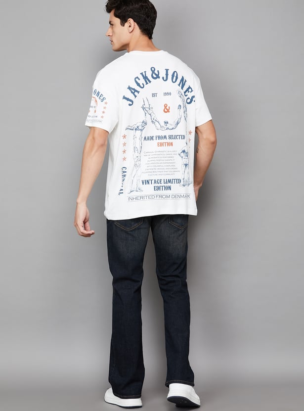 JACK & JONES Graphic Print Crew Neck T-shirt