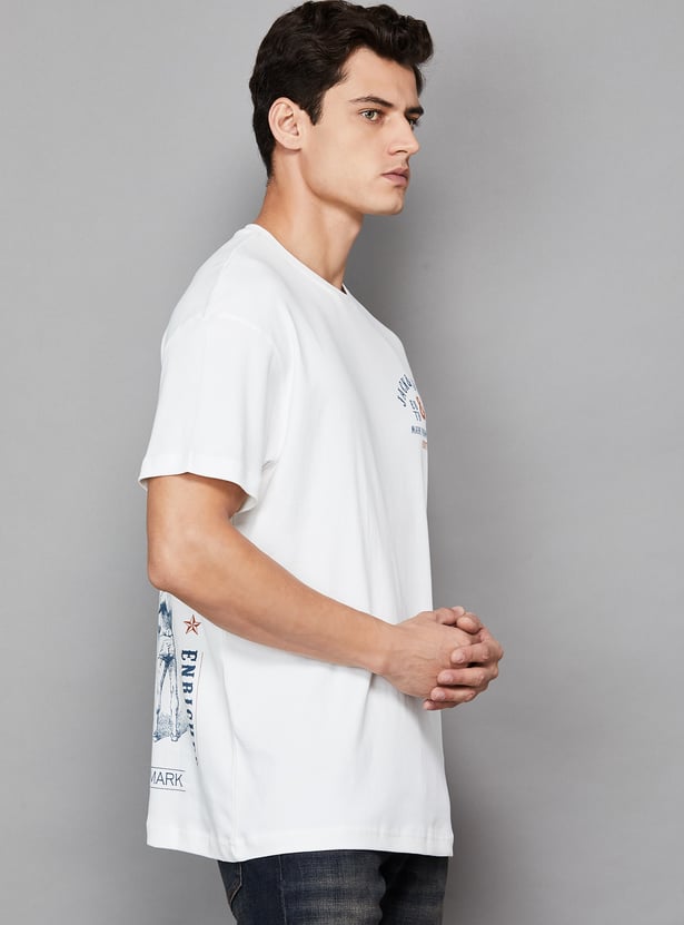 JACK & JONES Graphic Print Crew Neck T-shirt