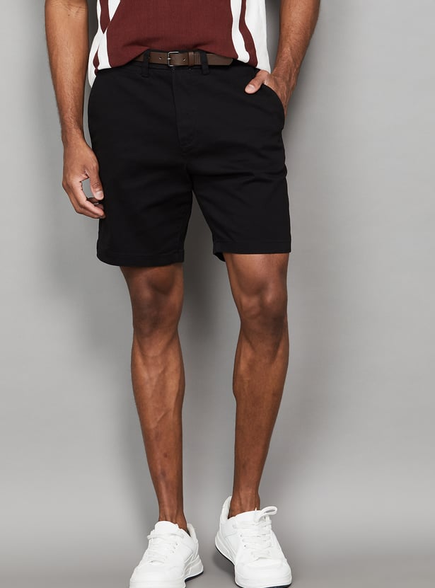 JACK & JONES Solid Regular Shorts