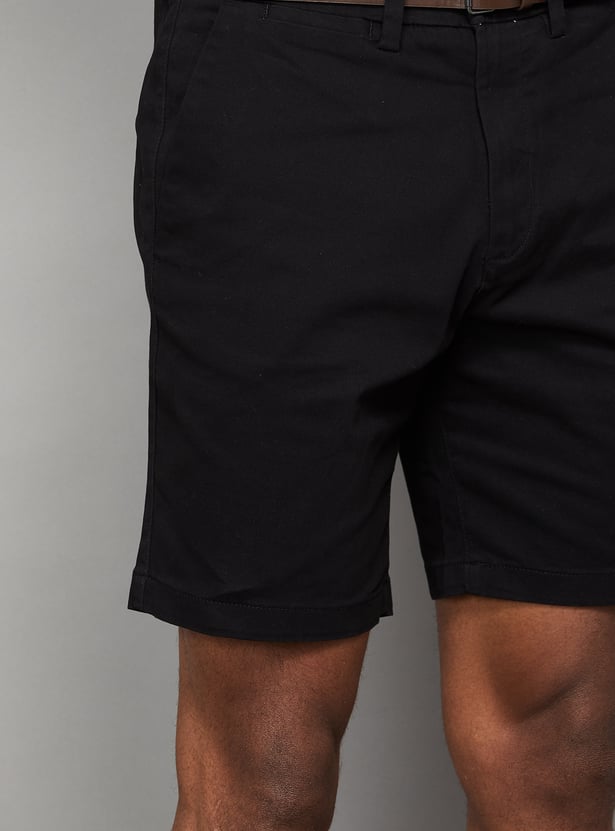 JACK & JONES Solid Regular Shorts