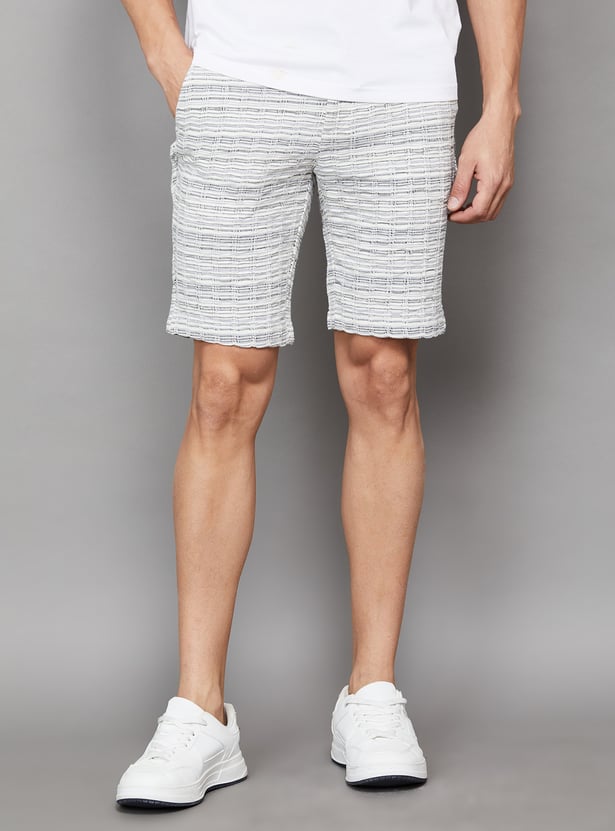 JACK & JONES Checked Regular Shorts