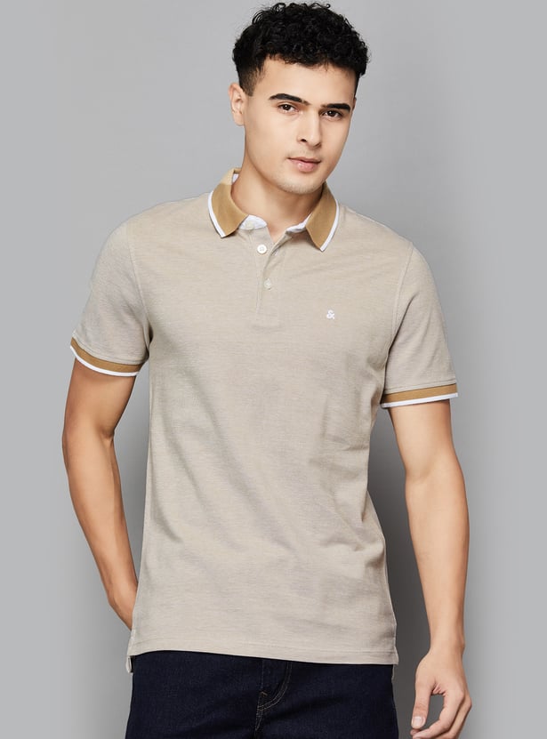 JACK & JONES Contrast Trim Polo T-shirt