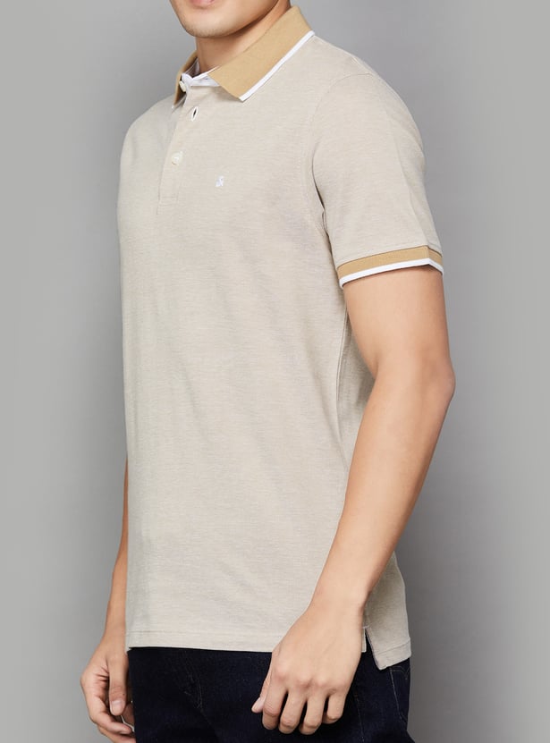 JACK & JONES Contrast Trim Polo T-shirt