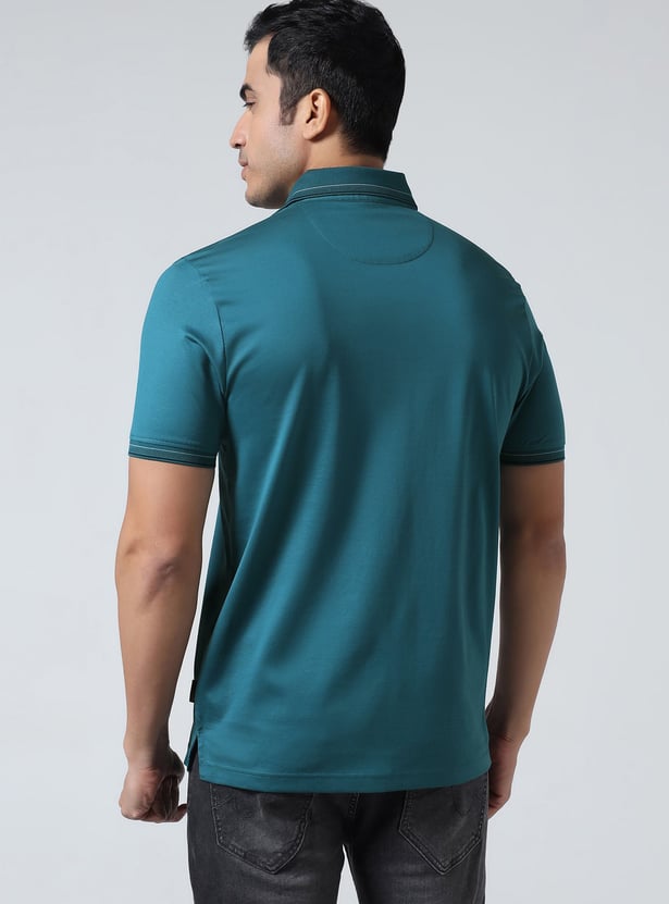BLACKBERRYS Solid Slim Fit Polo T-shirt
