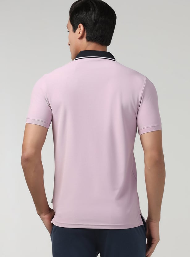 BLACKBERRYS Solid Slim Polo T-shirt