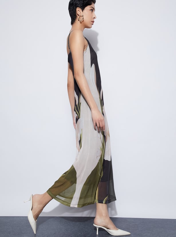 CODE Floral Print Maxi Dress