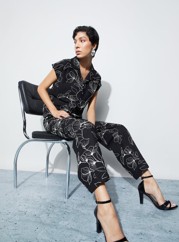 CODE Embroidered Trousers