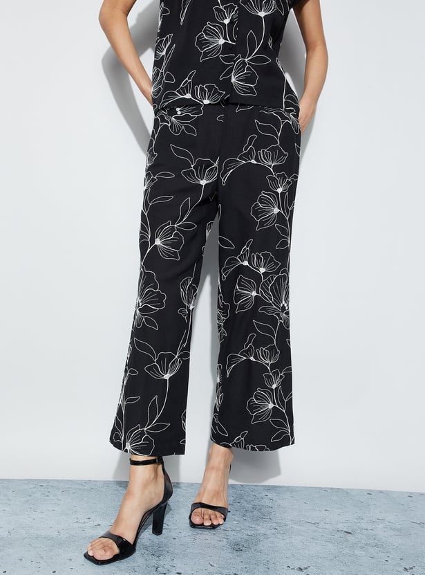 CODE Embroidered Trousers