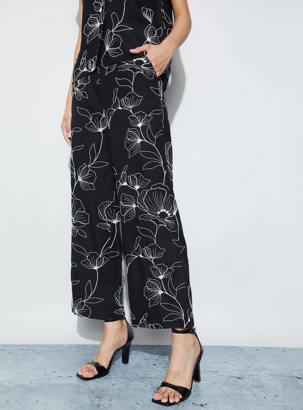CODE Embroidered Trousers