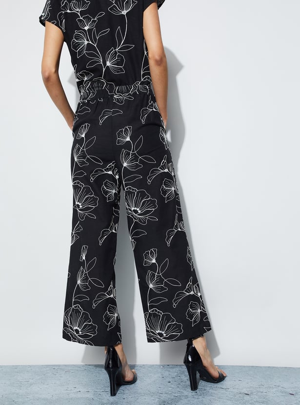 CODE Embroidered Trousers