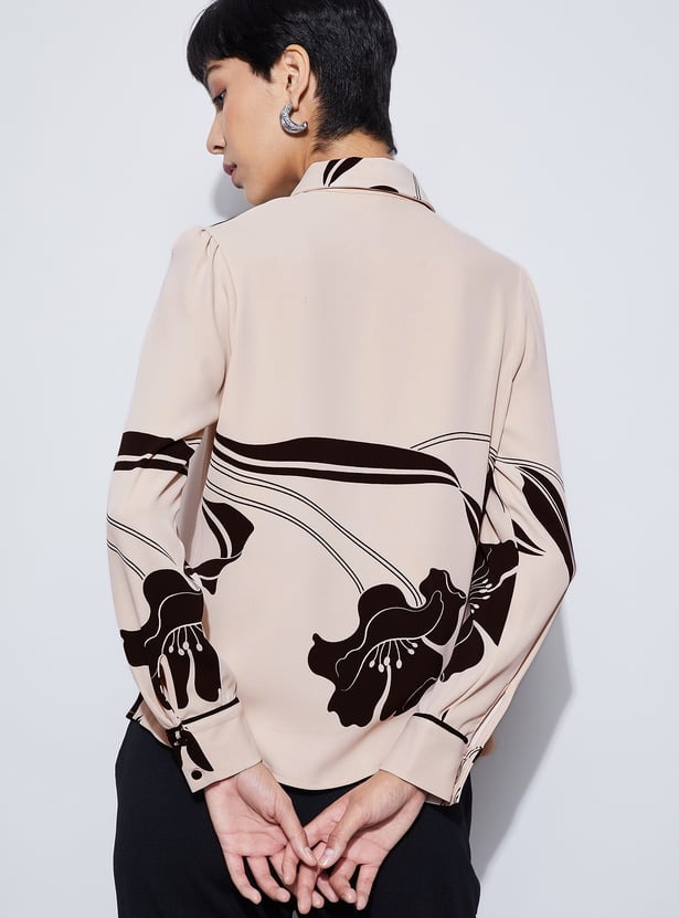 CODE Floral Print Shirt