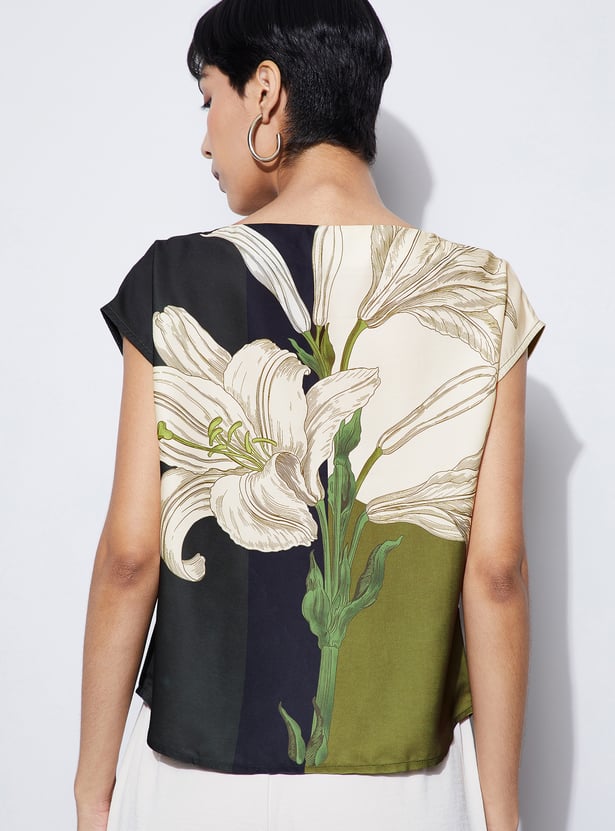 CODE Floral Print Top