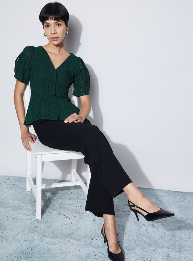 CODE Schiffli Top